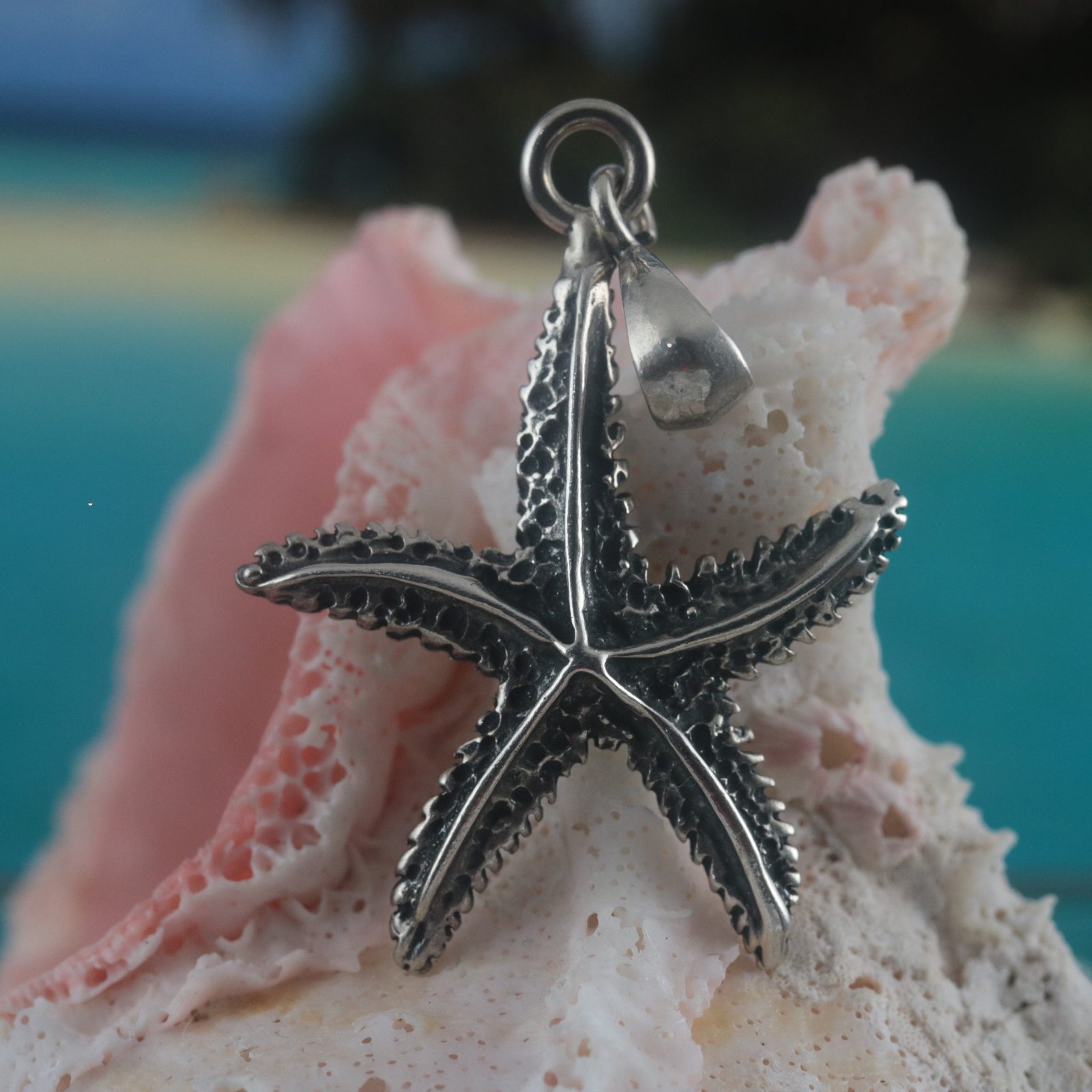 Tiny Starfish Necklace - 925 Sterling Silver - Star Fish Jewelry Beach  Ocean NEW | eBay