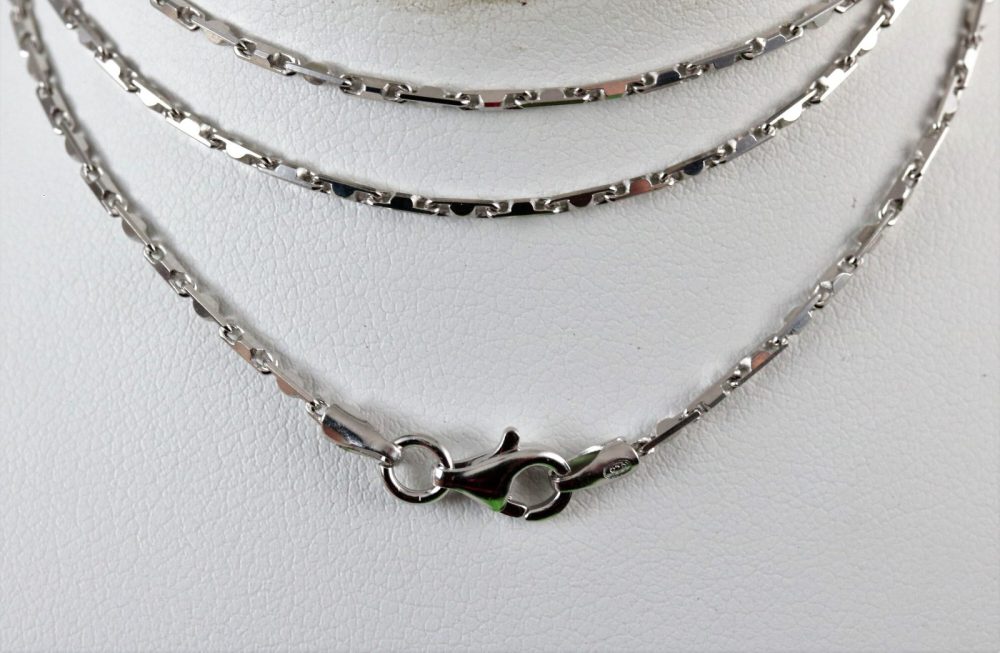 24 - 925 Sterling Silver Filled Necklace Chain - Dainty Fine - 24 - 24 inch - Lobster Claw Clasp - .925 Stamped - Cable Chain