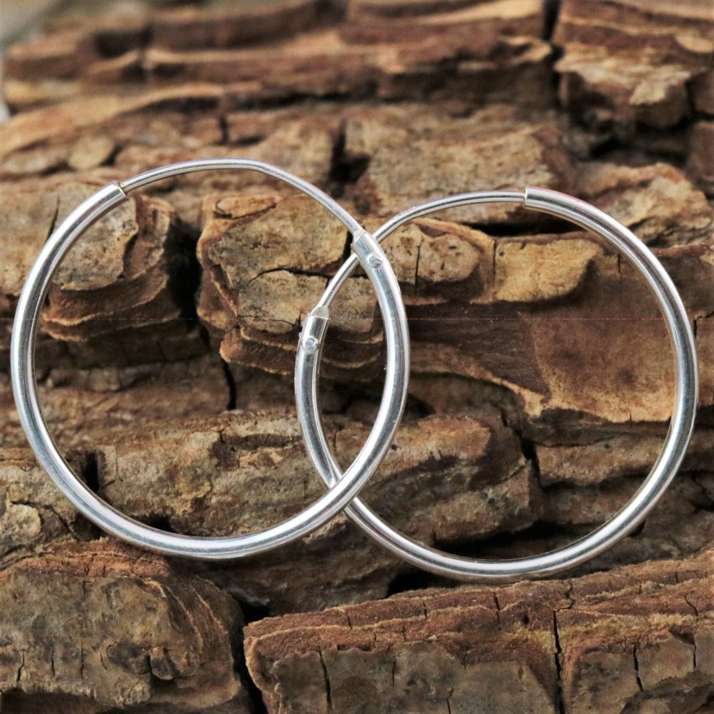 Classic Infinity Hoop Earrings