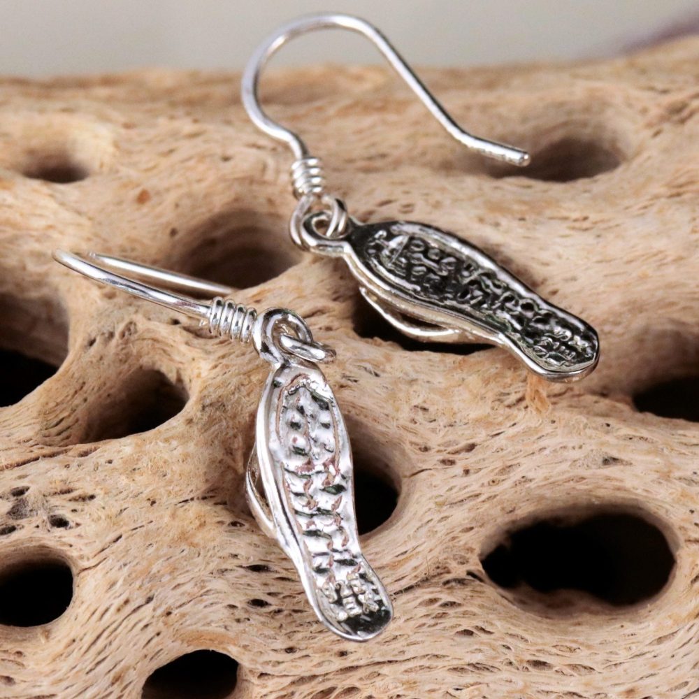 925 Sterling Silver Dangle Earrings Platinum Tone – Karizma Jewels