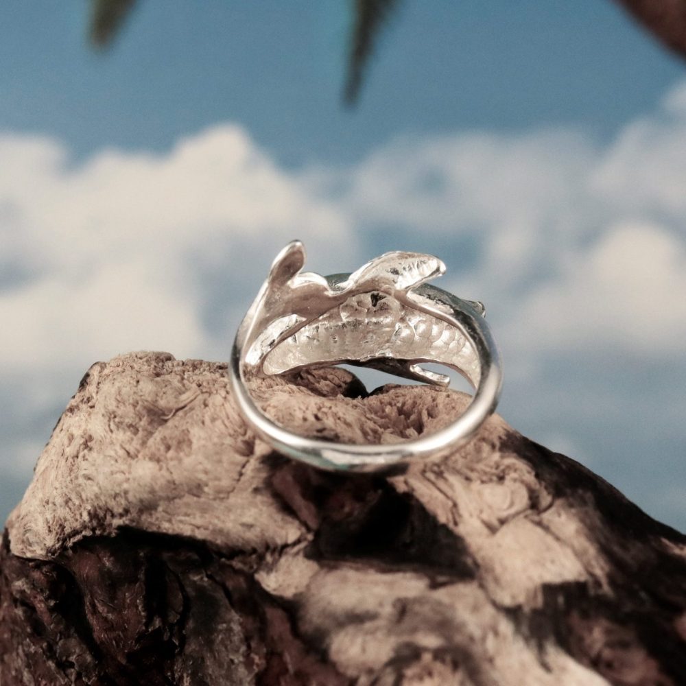 Ladies silver shop ring size s