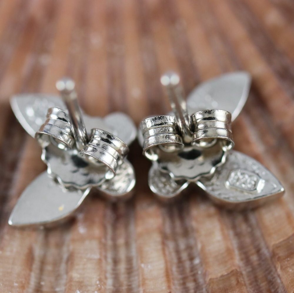 Buy Gold Hoop Earrings, Earrings Uk, Butterfly Earrings, Gift for Her,  Delicate Gold Earrings, Wedding Earrings, Butterfly Jewelry Online in India  - Etsy
