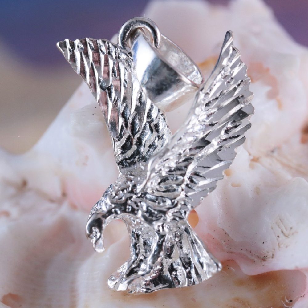 Eagle silver deals pendant