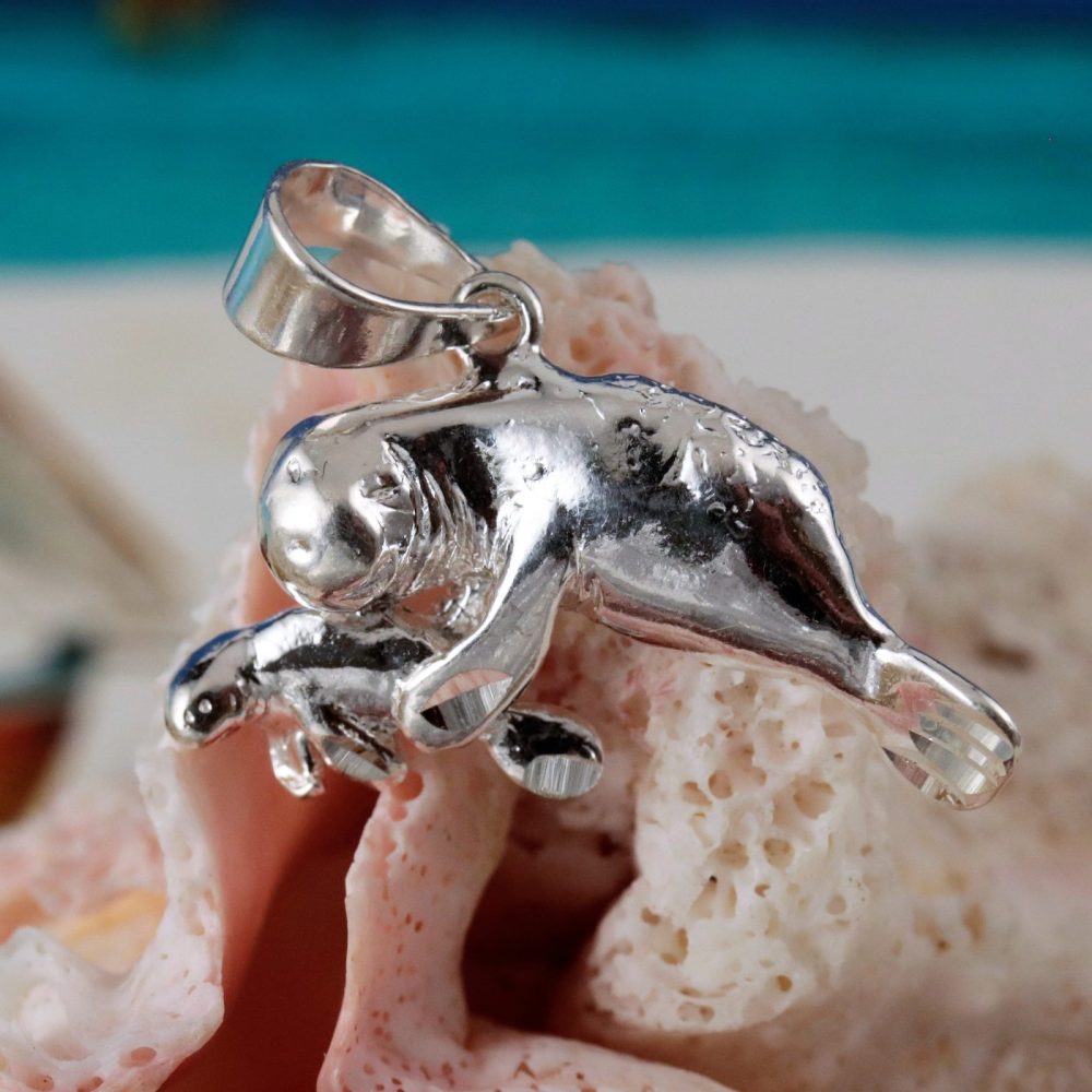 Sterling silver hotsell manatee charm